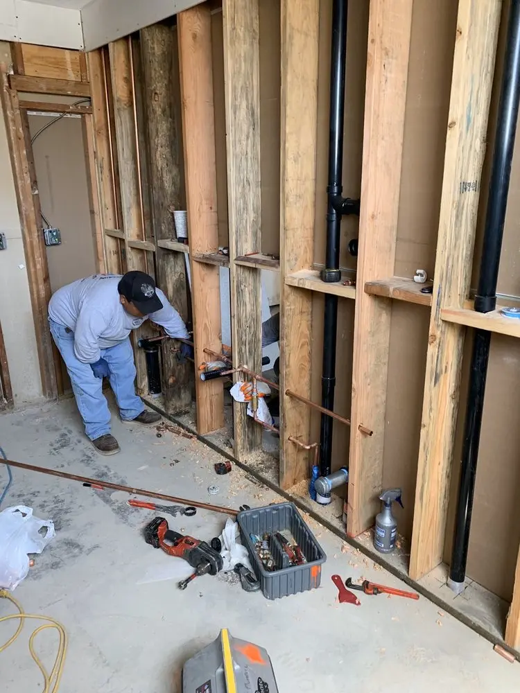 Commercial rough-in plumbing for Commercial Plumbing in Cedar Grove